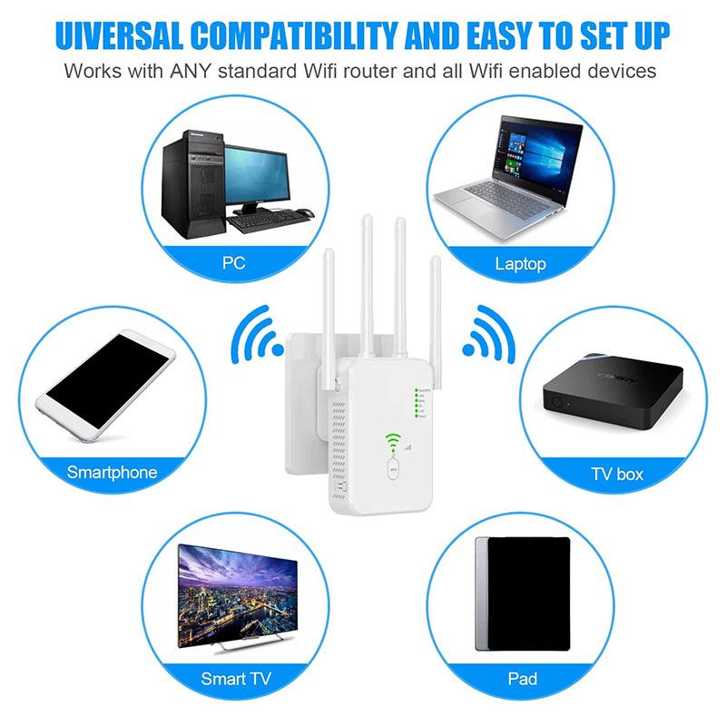 Wi-Fi репитер U10, двухдиапазонный Wi-Fi роутер 2,4 ГГц / 5 ГГц, 802.11ax, 300/1200 Мбит/с, усилитель беспроводного сетевого сигнала