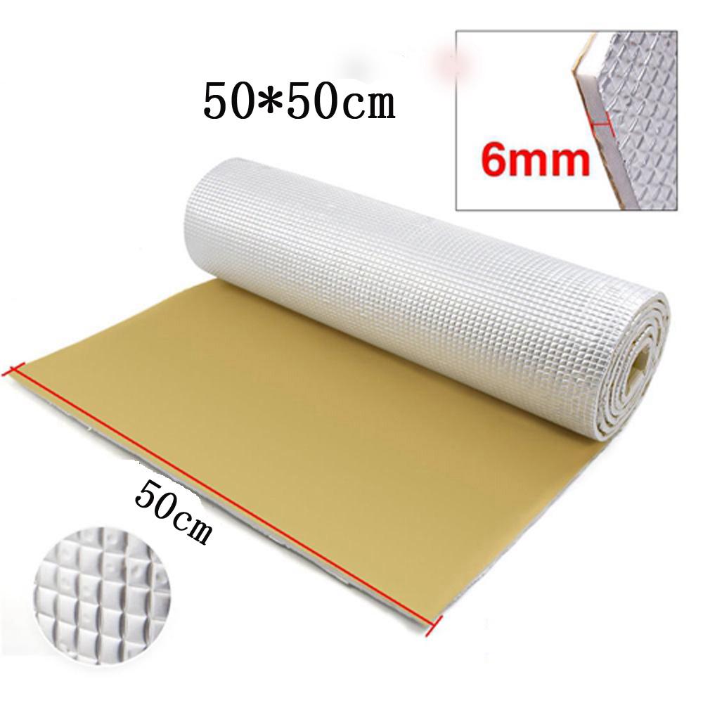 Car Engine Heat Mat Sound-Absorbing Pad Shield Noise Insulation Hood 6mm Thick
