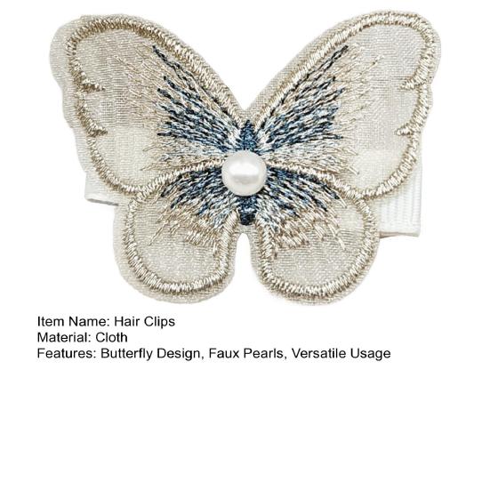 5 шт. женские заколки для волос 3D сетчатая пряжа бабочка декор легкие тканевые заколки для волос аксессуары для украшения волос