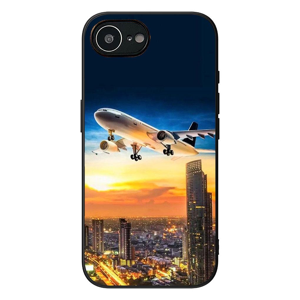 Silicone Cover for Xiaomi Redmi 15 9A 9C NFC 7A 9T Note 9 8 7 8T 15c A5 4G 5G Phone Case Aircraft Travel Cockpit Fly Airplane