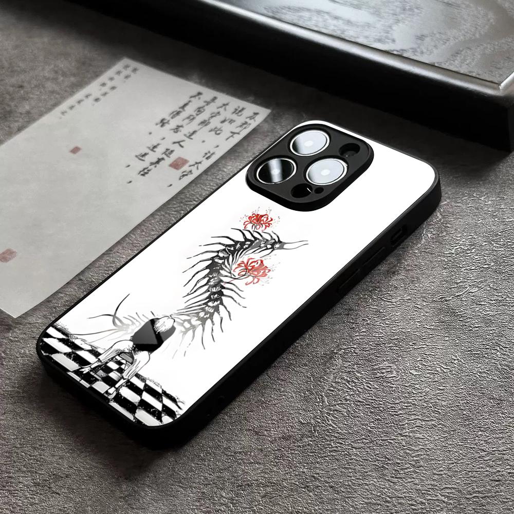 Крутой чехол для телефона Tokyo Ghoul в стиле аниме для iPhone 17 16 Pro Max 15 Plus 14 Pro 12 11 13 Mini X XR XS Max SE Стеклянная крышка