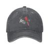 Bird Floral Baseball Cap Unisex Adjustable Cotton Washed Dad Hat Casual