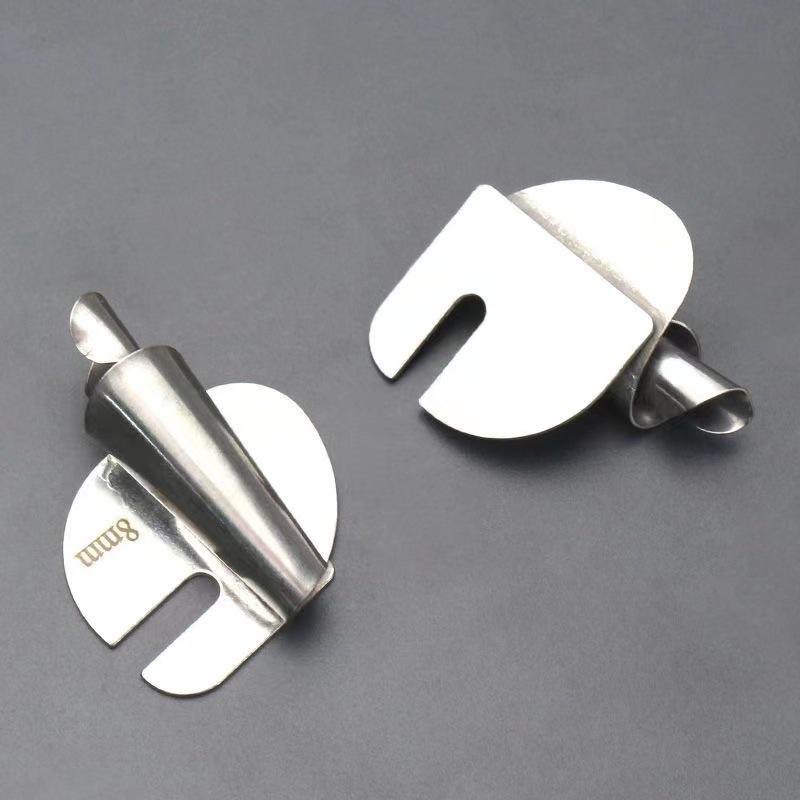 Sewing Curled Edge Hemp Feet 3Mm-10Mm 8 Size Wide Curled Edge Pressure Foot Sewing Machine Pressure Foot Hemp Foot Tool