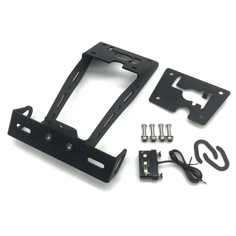 Motorcycle With LED Light License Plate Holder Tail Tidy For Yamaha XSR 900 XSR900 Accessories