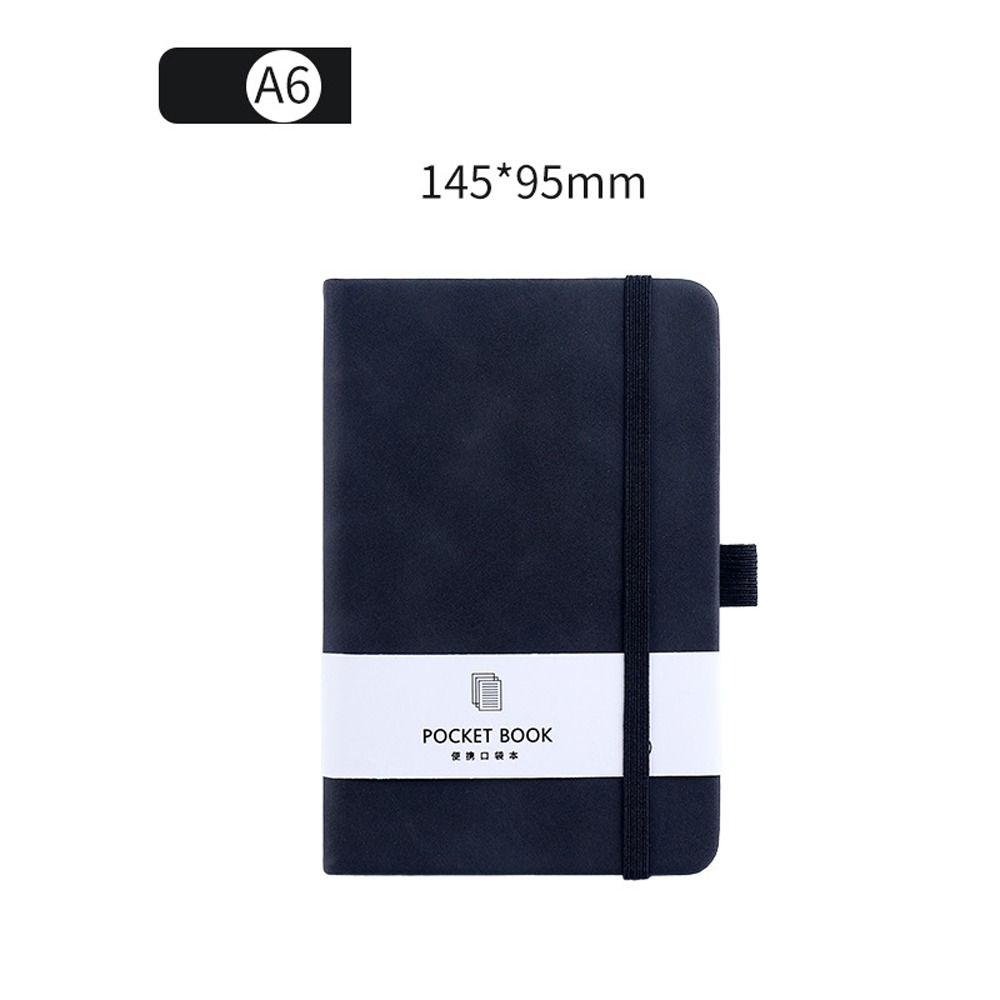 Portable Portable Mini Notebook with Elastic Band A6/A7 Pocket Notepad Diary Planner Stationery