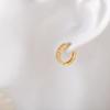Корейская мода Высококачественные нишевые французские серьги: Новый дизайн для женщин, стиль интернет-знаменитости