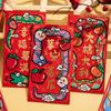 6PCS/SET Snake Pattern Red Pocket Hand Drawn Good Luck Hongbao Cute Luck Money Bag  New Year Gift