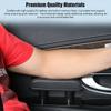 Car Armrest Pad Left Elbow Support Universal Leather Arm Rest Cushion Support 3 Adjustable Height Non Destructive
