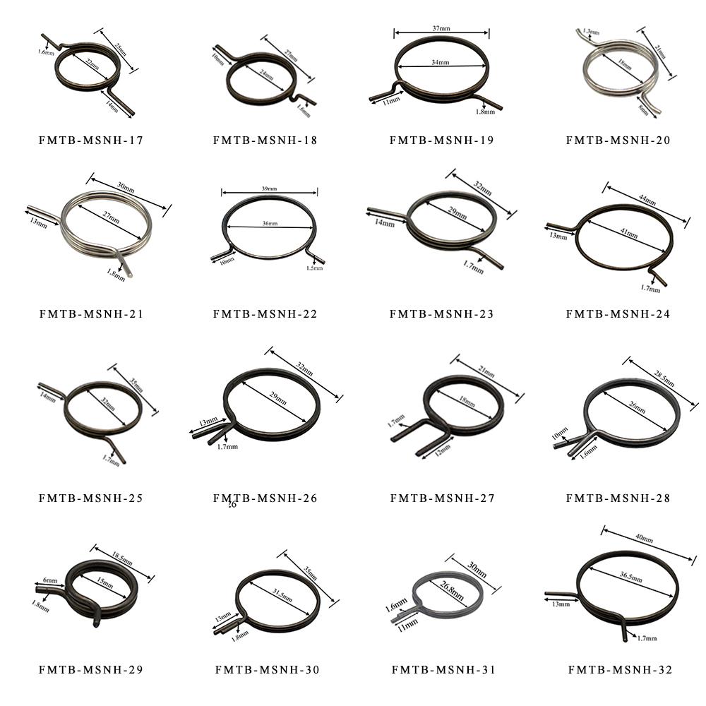 10Pcs The handle torsion spring Anti-theft door lock spring Electronic lock spring Various specifications torsion spring