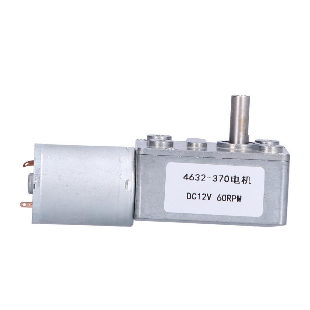 Турбинный червячный мотор Турбо редуктор Редукционный вал Оборудование 60 об/мин DC12V 4632370
