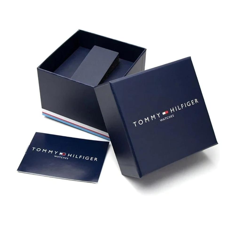Tommy Hilfiger 1791470 men's watch Brown strap Black dial 44 mm + box