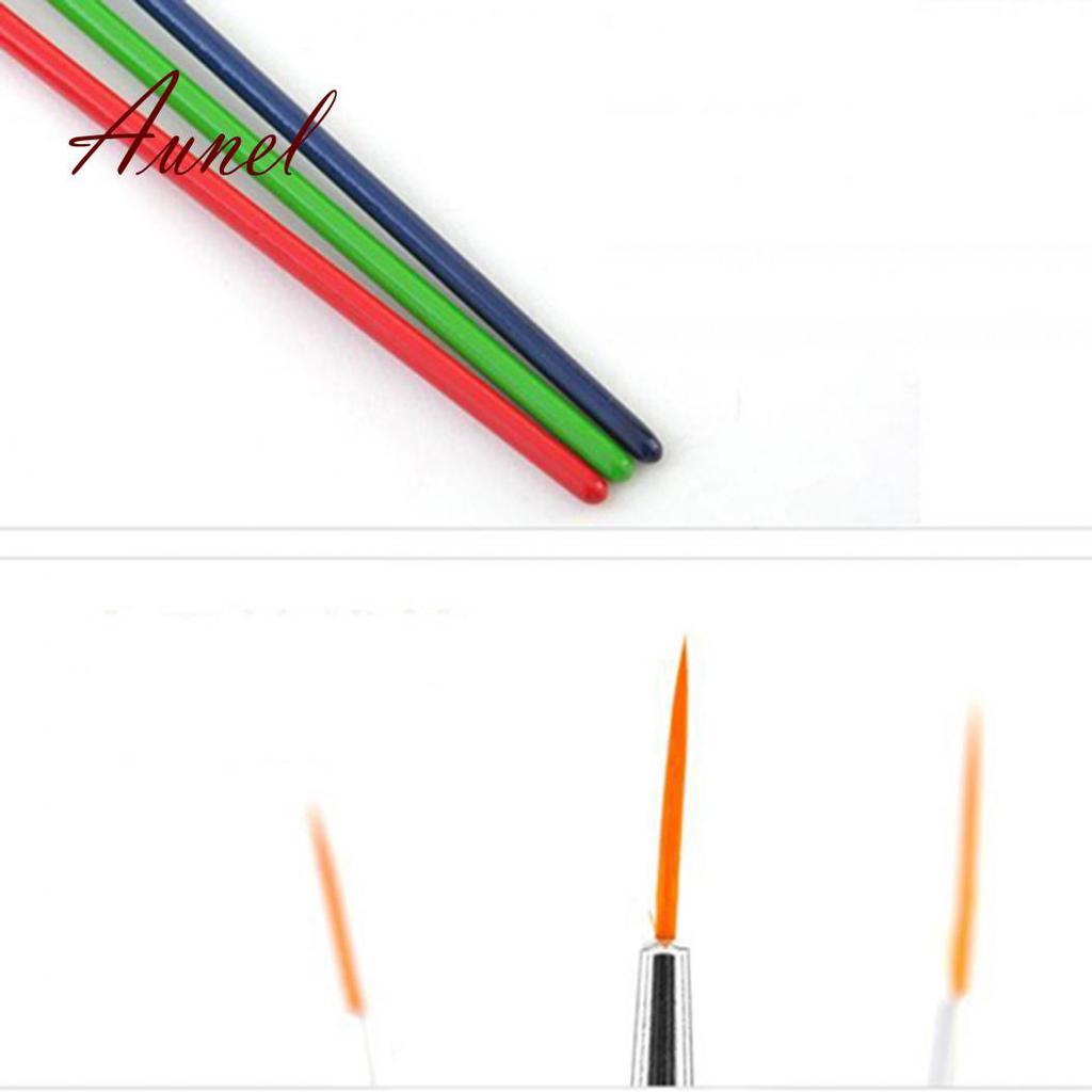 Vogue 3 шт./компл., тонкий лайнер для дизайна ногтей, декор, живопись, рисунок, кисть для ручки «сделай сам»