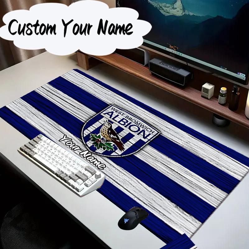 Custom Name Mouse pad Bromwich Albion Mouse Pad Desk Mat, Non-Slip Rubber Backer Pad For Computer Notebook Gaming Mouse Pad Birthday Gift