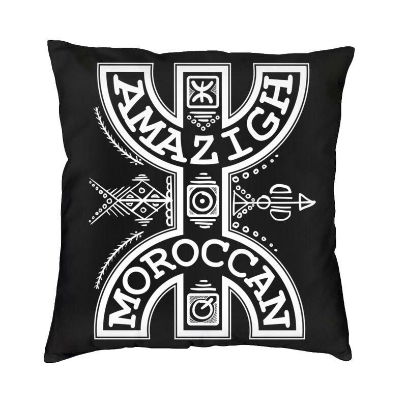 Amazigh Kabyle Berber Motifs Throw Pillow Case Bedroom Decoration Morocco Africa Geometric Cushion Cover Sofa Chair Pillowslip