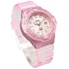 Casio Аналоговые часы LRW -200H-2BV / -200HS-4EV Женские/Детские Дешевые часы Casio в прозрачно-розовом/глянцево-белом и синем цвете (Импортный)
