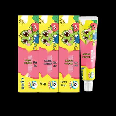 Детская клубничная фторированная зубная паста (3-Pack)