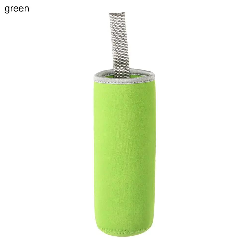 550 мл Портативный неопреновый чехол-держатель для вакуумной кружки, чехол-изолятор для бутылки с водой, сумка-чехол для стеклянной бутылки, спортивные аксессуары