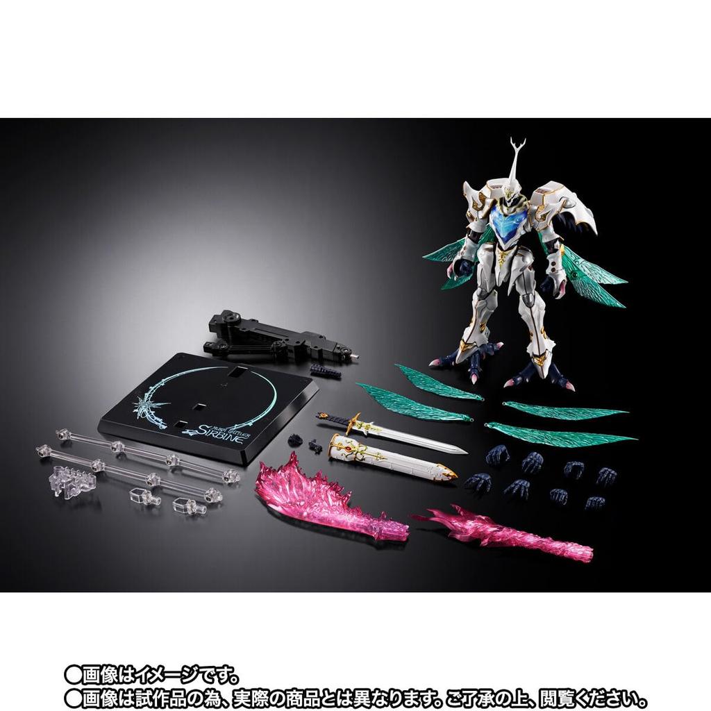 METAL BUILD DRAGON SCALE Servain Approximately 210mm Painted Action Figure Battler Dunbine New Story of AURA BATTLER (White Treasure) (Aura Dunbine)
