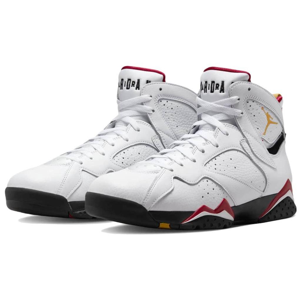 Air Jordan 7 Retro Cardinal 2022 Men Sneakers White Black Cardinal-Red CU9307-106