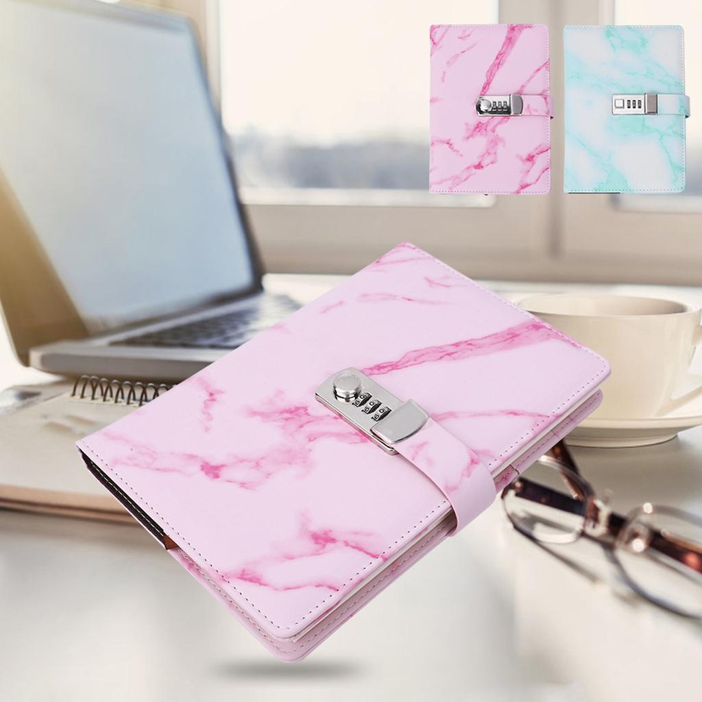 Записная книжка формата А5 с защитой от пароля, обложка из искусственной кожи, блокнот, дневник, офис, школьные принадлежности