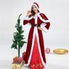 Платье Рождественская тканевая шляпа для косплея, женское вечернее платье, элегантный костюм Санта-Клауса для взрослых