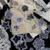 20 Листов Кружевные Винтажные Декоративные Наклейки, Наклейки для Творческого Оформления Дневника DIY, Материал для Коллажа Альбома, Чехла Телефона