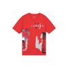 Air Jordan Sport DNA Graffiti Print Short Sleeve T-Shirt Men Tops Red CJ6224-657