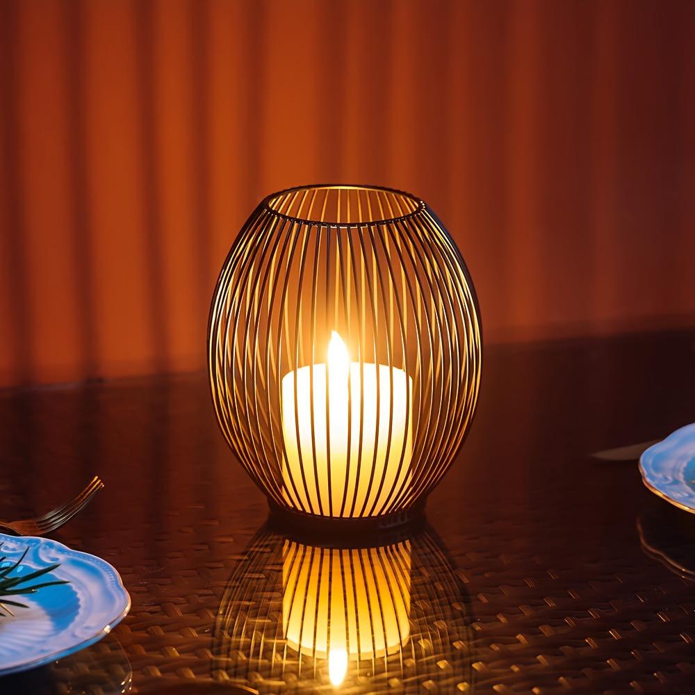 Геометрический железный подсвечник для домашнего и свадебного декора - креативный держатель для цветов