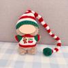 [Cloth Only] 17cm Doll Clothes New Year and Christmas Sweater Set Doll Clothes Set-Handcrafted Crochet Outfit