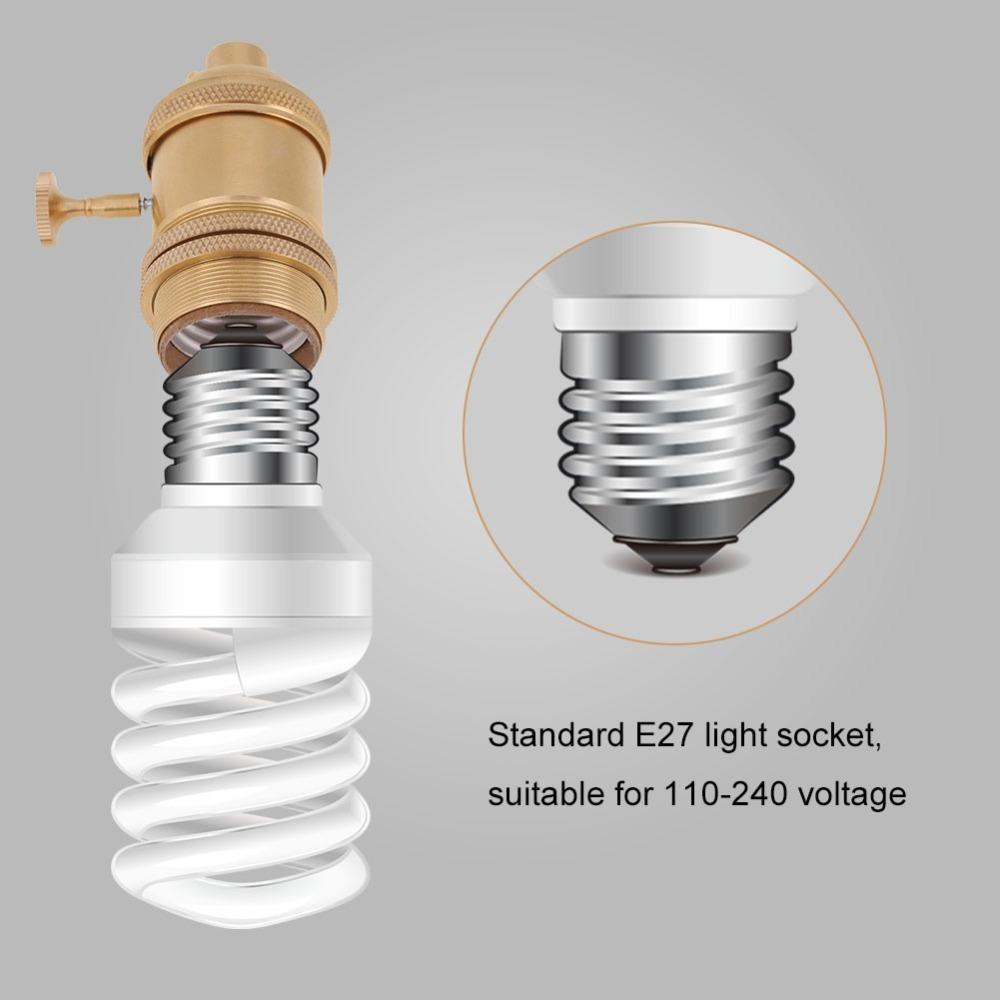 E26 E27 Base Lamp Socket Holder Copper Material Pendant Lamp Holder Light Socket Pendant Lighting