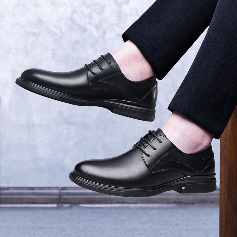 2024 Classic Business Men's Dress Shoes Fashion Elegant Formal Wedding Shoes Black Men Slip On Office Oxford Shoes for Men
