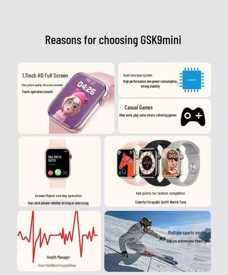 2025 iWatch S10: Умные часы с Bluetooth, NFC, Dynamic Island и функциями полнофункциональных звонков.