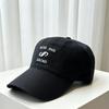 Letter embroidery baseball hat men and women street versatile wide brim shading face small cap trend breathable