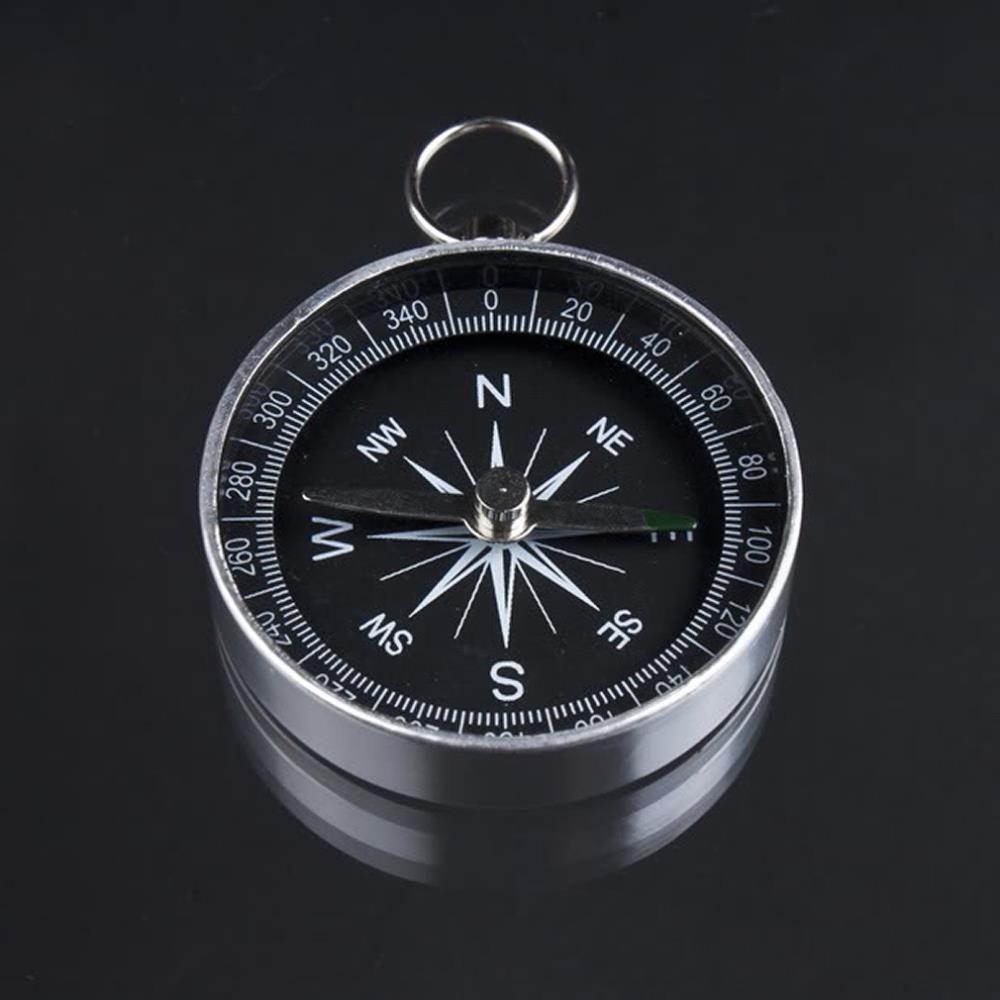 Outdoor Travel Compass Lightweight Aluminum Professional Wild Survival Compass Navigation Tool
