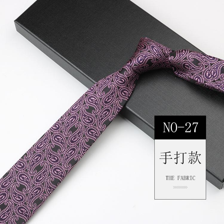 Галстук мужской жаккардовый с узором «кешью», высококлассный, в национальном стиле, ретро, узкий 7 см, ручной работы, деловой галстук для платья