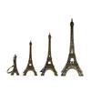 Retro Paris Eiffel Tower Model Home Desk Bronze Metal Statue Figurine Decor