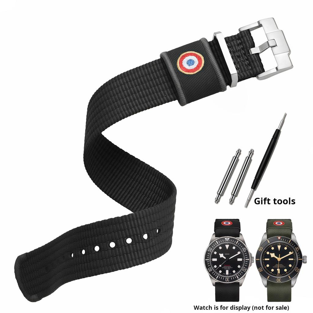 Для Tudor Black Bay Red Flower Pelagos Ремешок для часов M2542G M25707B m25727k 22 мм Нейлоновый ремешок для часов для активного отдыха и спорта Мужской Мягкий браслет