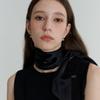 LOVE ME MONSTER Essential Long Silk Scarf_BK (L233MSF010)