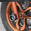 2 Pcs Aluminum Alloy Motorcycle Wheel Slider Protection Cup For E-Scooter For Bike, CNC Crash Pad With Carbon Fiber Accent
