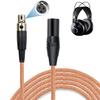 Okcsc ZT16 Headphone Cable Q701 Connector Replacement Cable for 16 Cores Pure Copper Compatible with K171 Length 4Pin XR XLR-3Pin Earphones/Headphones