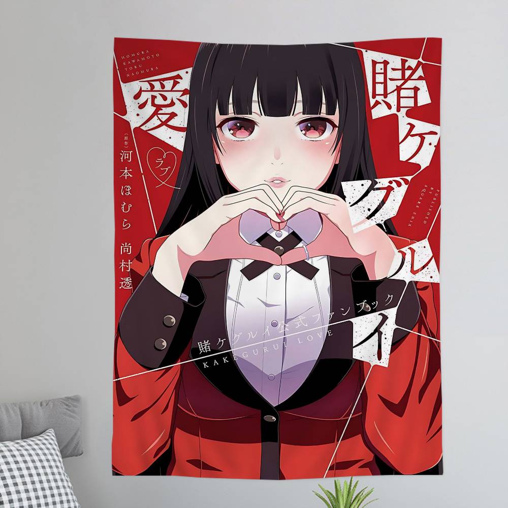 Cartoon Anime K-KakeguruiS Colorful Tapestry Wall Hanging Bohemian Wall Tapestries Mandala Wall Art Decor