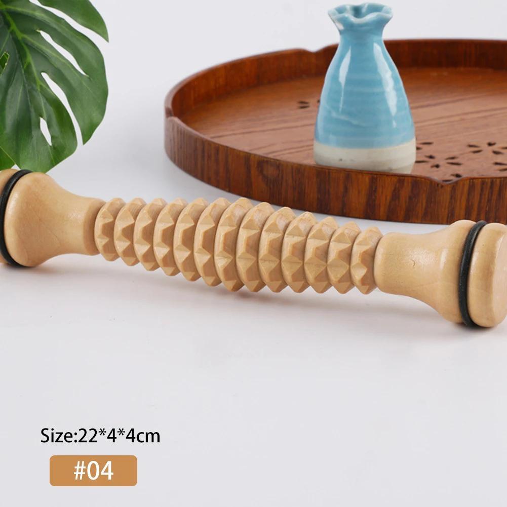 Foot Massage Relieve Stress Wood Foot Massage Roller For Plantar Fasciitis Relief Deep Tissue Massage Tool Stress Relief