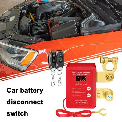 12V Дистанционный Отключатель Аккумулятора Умное Напряжение Отключение Аккумулятора Автомобиля Для Транспортного Средства, RV, Квадроцикла, Грузовика, Лодки (со светодиодом)