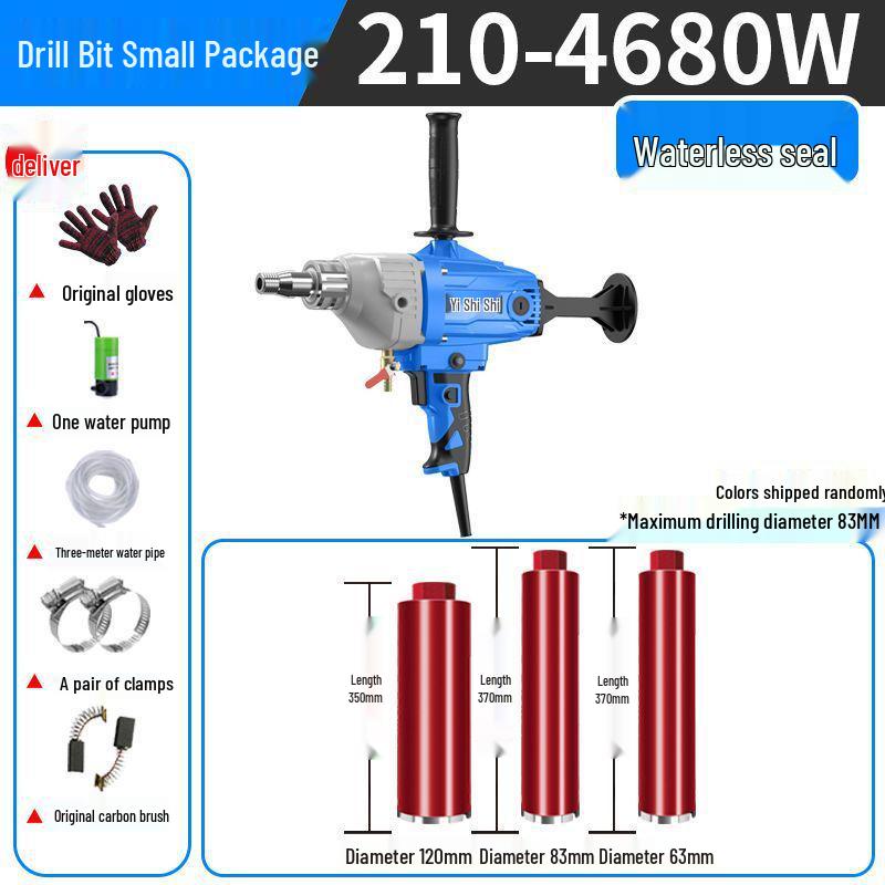 Metabo High-Power Handheld Electric Diamond Core Drill for Concrete