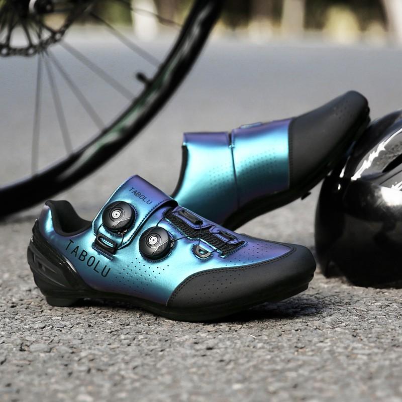 Unisex Cycling Shoes Mountain Bike Road Riding Breathable Clipless Flat Pedal Compatible