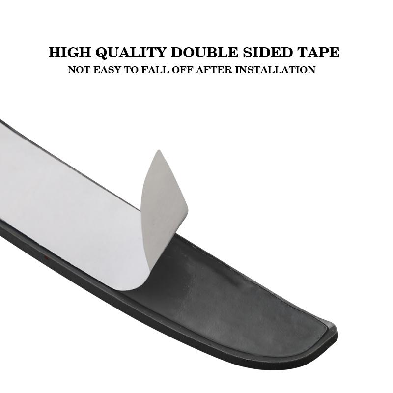 AGTQ2 4Pcs Rubber Anti Collision Strip Car Door Protector Stickers For Skoda Octavia Superb Rapid Kodiaq Karoq Fabia Kamiq Enyaq Scala