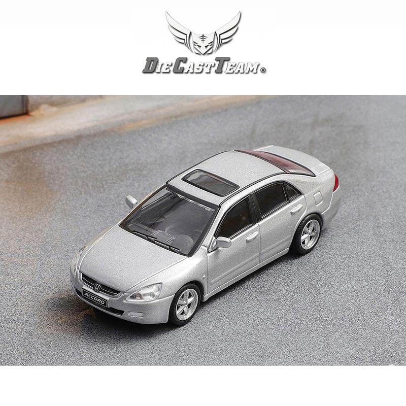 AAALZ1 DCT 1/64 Honda 7th Generation Accord Car Alloy Motor Vehicle Diecast Metal Model Kids Xmas Gift Toys for Boys