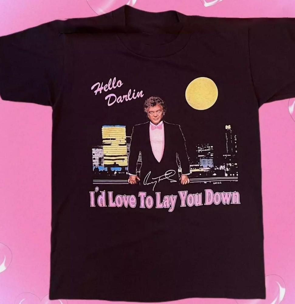 Conway Twitty I_d Love To lay you Down Унисекс Футболка Все Размеры Унисекс Футболка