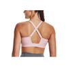Under Armour Continuum Mid Sports Bra Medium Support Women Underwear Pink 1372559-676