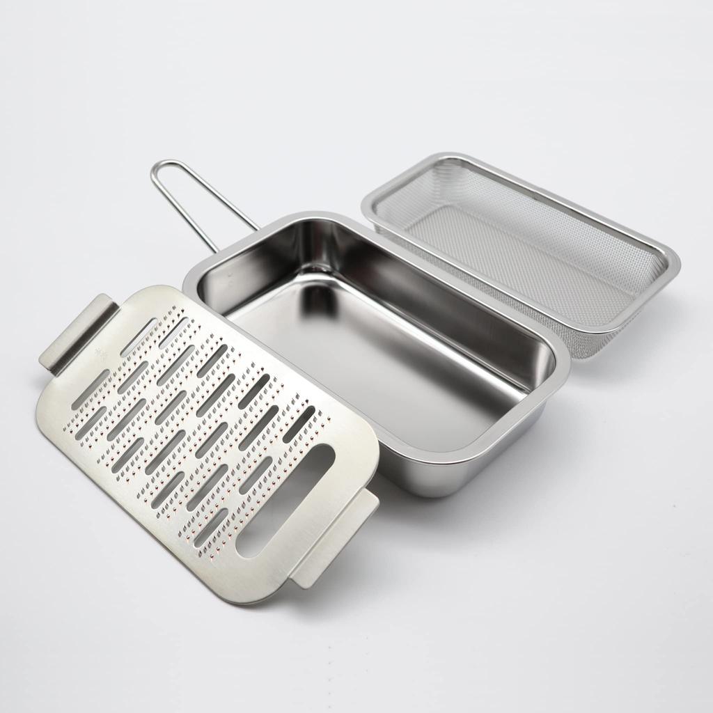 Nihonbashi Kiya Honmedate Терка из чистой меди Медная терка Терка для редьки дайкон Коробчатая